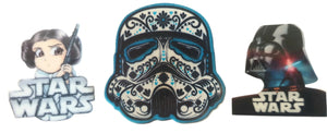 Brooch Trio Set Star Wars (Leia/Trooper/Vader)