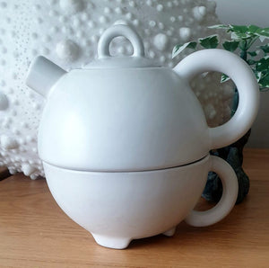 Vintage Broste Copenhagen 1980s Stacking Teapot & Cup