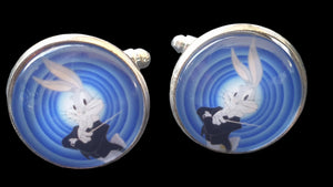 Bugs Bunny Conductor Cufflinks planet retro nz