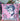 Catwoman-themed pillow with decorative elements on a pink background.  Planet Retro NZ.