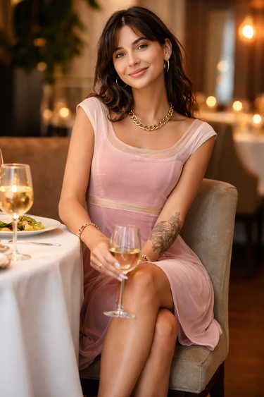 Trelise Cooper NZ Pink Velvet Dress (14/Medium)