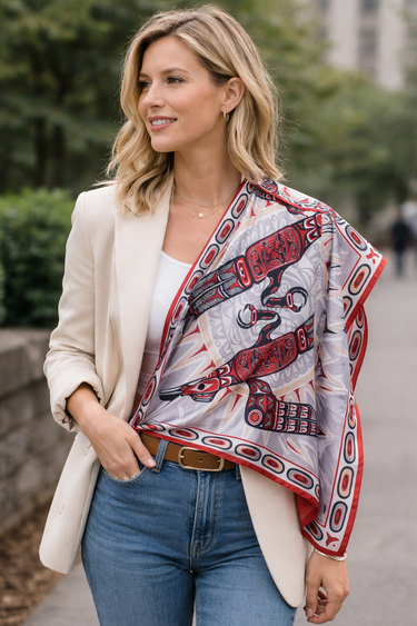 Vintage 1989 Aztec Thunderbirds Tony Paine Scarf