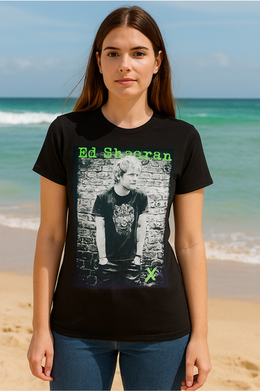 Ed Sheeran X Tour Ladies T-Shirt 2004 (Medium)
