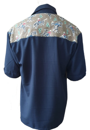 Cowboys Rodeo Men's Shirt - Planet Retro Original 