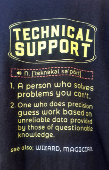Technical Support T-Shirt - Men's (Large)