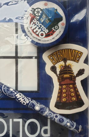 Doctor Who Stationery Set New Vintage Accessories Planet retro NZ 2