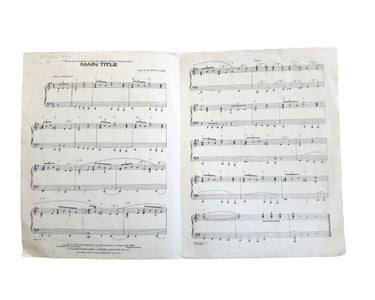 Star Wars Main Title Sheet Music (1977)