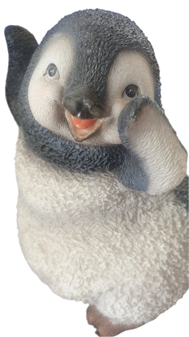 Fat Happy Baby Penguin Ornament Planet Retro NZ 2