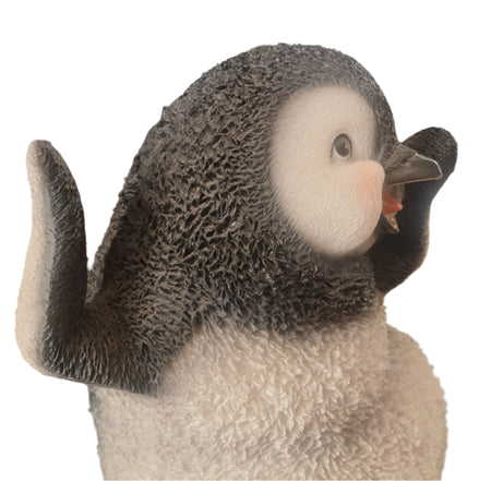 Fat Happy Baby Penguin Ornament Planet Retro NZ 4