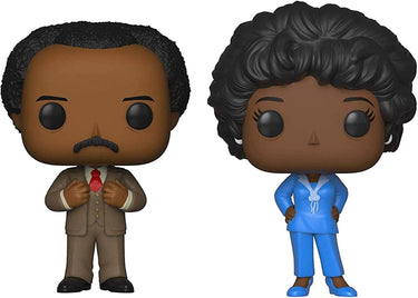 Funko Pop Vinyl - George & Louise Jefferson (2-Pack) New Vintage Collectables NZ Planet Retro NZ