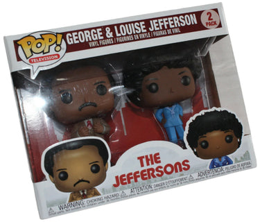 Funko Pop Vinyl - George & Louise Jefferson (2-Pack) New Vintage Collectables NZ Planet Retro NZ 2