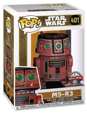 Funko Pop Vinyl - Star Wars - M5-R3 Droid #401 New Vintage Toys Collectables Planet Retro NZ