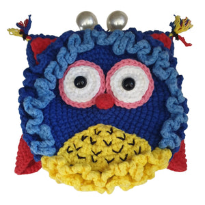 Handmade Owl Crochet Coin Purse New Vintage Accessories NZ Planet Retro NZ
