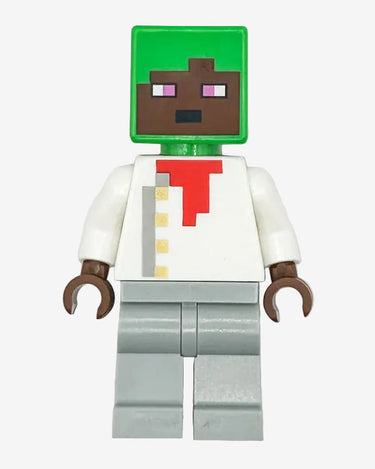 Lego Minecraft Minifigures Bundle x5 - Villagers Baker Creeper Beekeeper