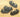 Iron On Patches - 18 Tiny Black Bats Planet Retro NZ2