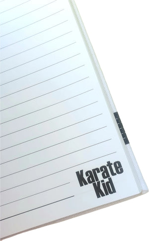 Karate Kid Lined Notebook Planet Retro NZ