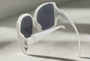 Lara White Sunglasses New Vintage Accessories Planet Retro NZ 3