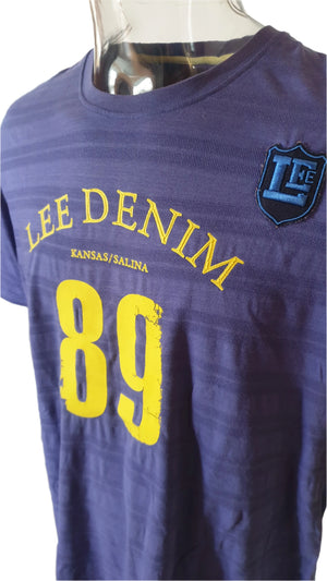 Lee Purple Muscle Fit T Shirt (XL) vintage clothing nz vintage graphic tee nz planet retro nz 2