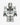 Lego Exo-Force Devastator robot minifigure with pearl light grey torso.