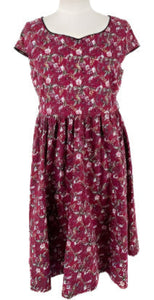 Lindy Bop Berry Sweetheart Dress (XL) New Vintage Clothing NZ Vintage Dress NZ Planet Retro NZ
