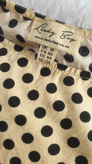 Lindy Bop Polka Dot Dress Vintage Clothing Planet Retro NZ