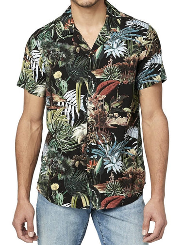 Men's Jungle Print Shirt New Vintage Clothing NZ Planet Retro NZ