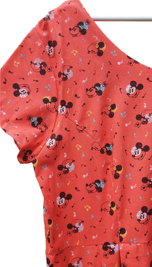 Mickey Mouse Audrey Dress - Planet Retro Original Vintage Clothing