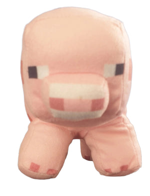 Minecraft Pig Plush Toy New Vintage Games Collectables Planet Retro NZ 4