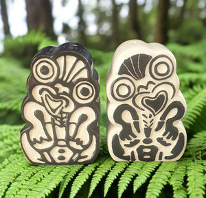 New Zealand Tiki Salt & Pepper Set Planet Retro NZ