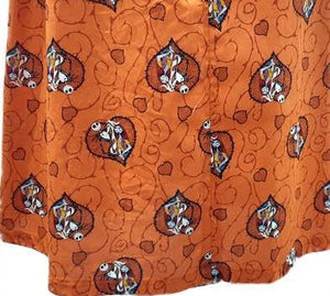 Nightmare Before Christmas Orange Audrey Dress - Planet Retro Original Vintage Clothing