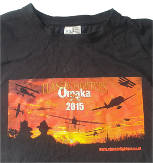 Omaka 2015 Airplanes T-Shirt (Medium)  vintage tees nz planet retro nz 2