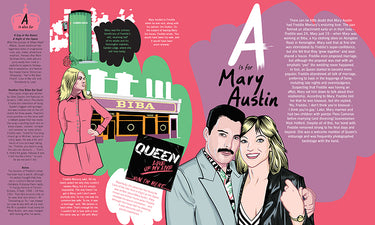 Freddie Mercury A to Z Illustrated Biography Book (2019)