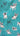 Pattern of black and white dogs on a teal background