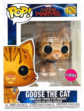 Pop Vinyl - Captain Marvel - Goose the Cat (Flocked) #426 New Vintage Toys NZ Collectibles NZ at Planet Retro NZ 2