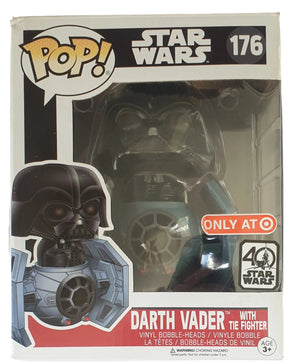 Pop Vinyl - Darth Vader with Tie Fighter #176  Planet Retro NZ