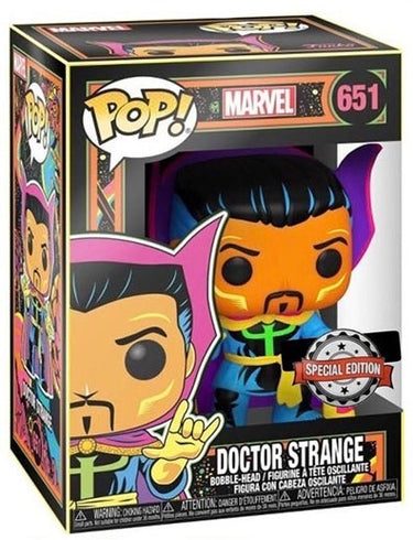 Pop Vinyl - Doctor Strange Black Light #651 Planet Retro NZ 2