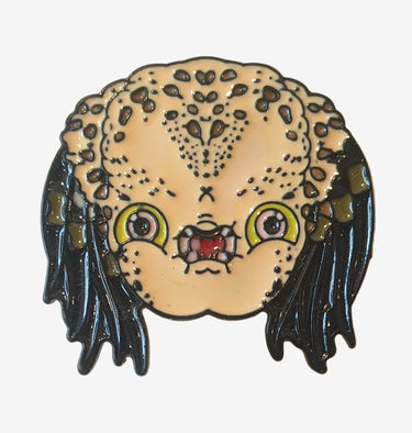 Predator Enamel Pin / Brooch Planet Retro NZ
