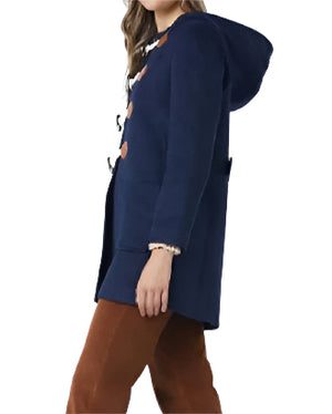 Princess Highway - Navy Wool Blend Duffle Coat (XS) New & Vintage Clothing NZ Planet Retro NZ 2