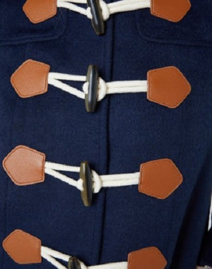 Princess Highway - Navy Wool Blend Duffle Coat (XS) New & Vintage Clothing NZ Planet Retro NZ 6