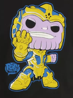 Funko Marvel Pop! Thanos Men's T-Shirt (Medium)