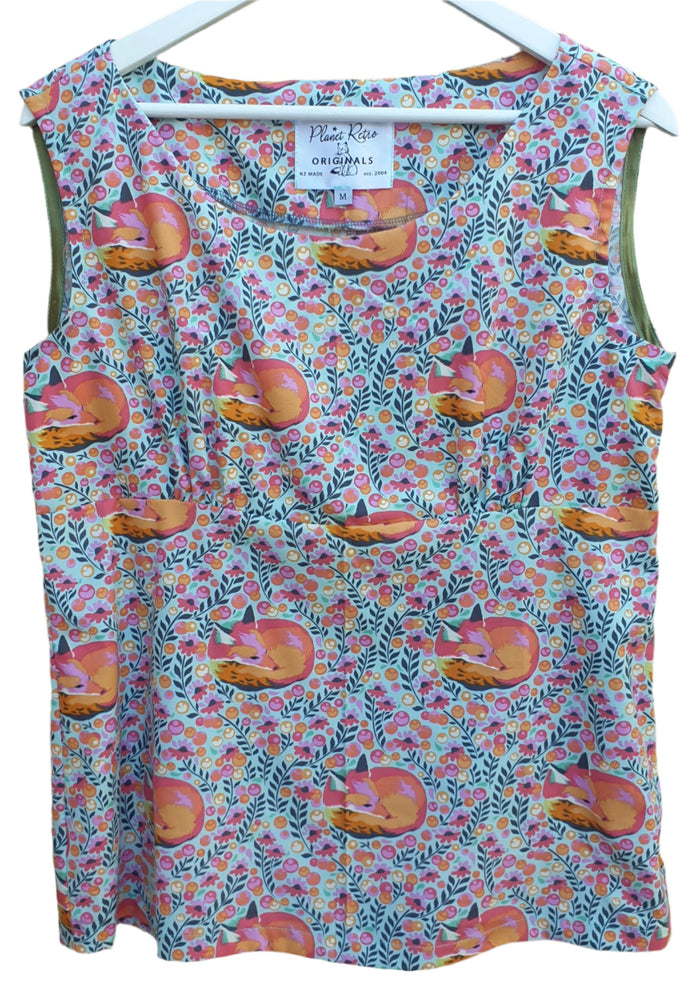 Sleeping Fox Julie Top - Planet Retro Original (XS to 3XL)