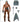 Star Trek Universe Next Generation Khan Noonien Singh 5" Action Figure Playmate Toys Planet Retro NZ.  In packaging with 'Star Trek Universe' branding.