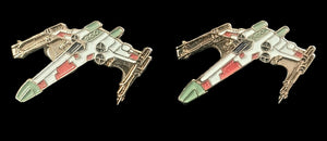 Star Wars Cufflinks - Camo X-Wings Planet Retro Mens Accessories New & Vintage NZ