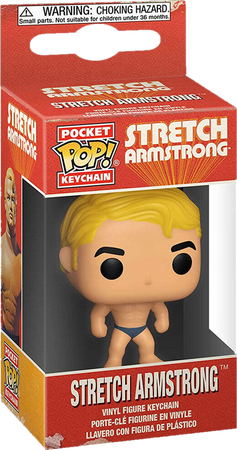 Stretch Armstrong Funko Pocket Pop Keychain