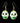 Sugar Skull Folk Art Plaster Earrings Planet Retro NZ New Vintage Jewellery 2