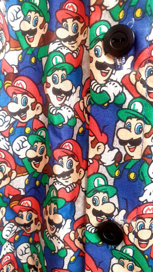 Super Mario Brothers Men's Shirt - Planet Retro Original (Medium)