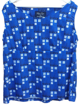 Tardis Julie Top - Planet Retro Original (2XL)