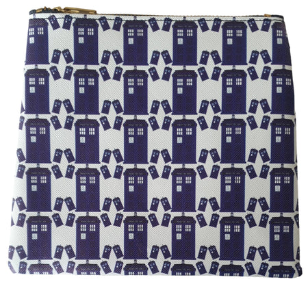 Tardis Zippered Pouch Purse - NZ Made