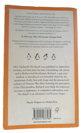 The Beach by Alex Garland - Penguin Books New Vintage Planet Retro NZ 2