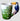 Mug with toucan bird handle and leaf design.  Planet Retro NZ